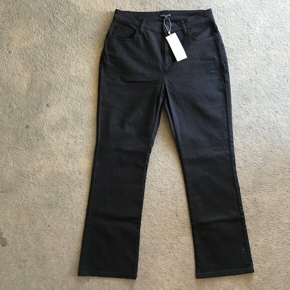 Eileen Fisher Cropped Organic Cotton Jeans Lave - Picture 5 of 7